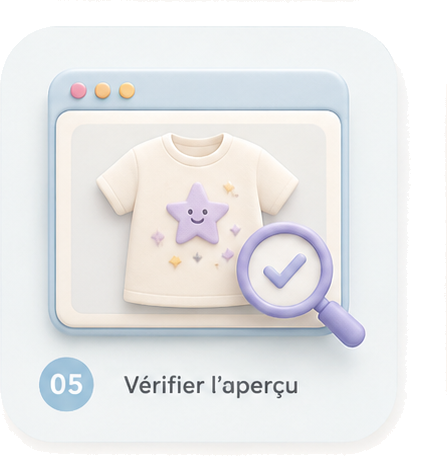 Étape 5 : vérifier l'aperçu